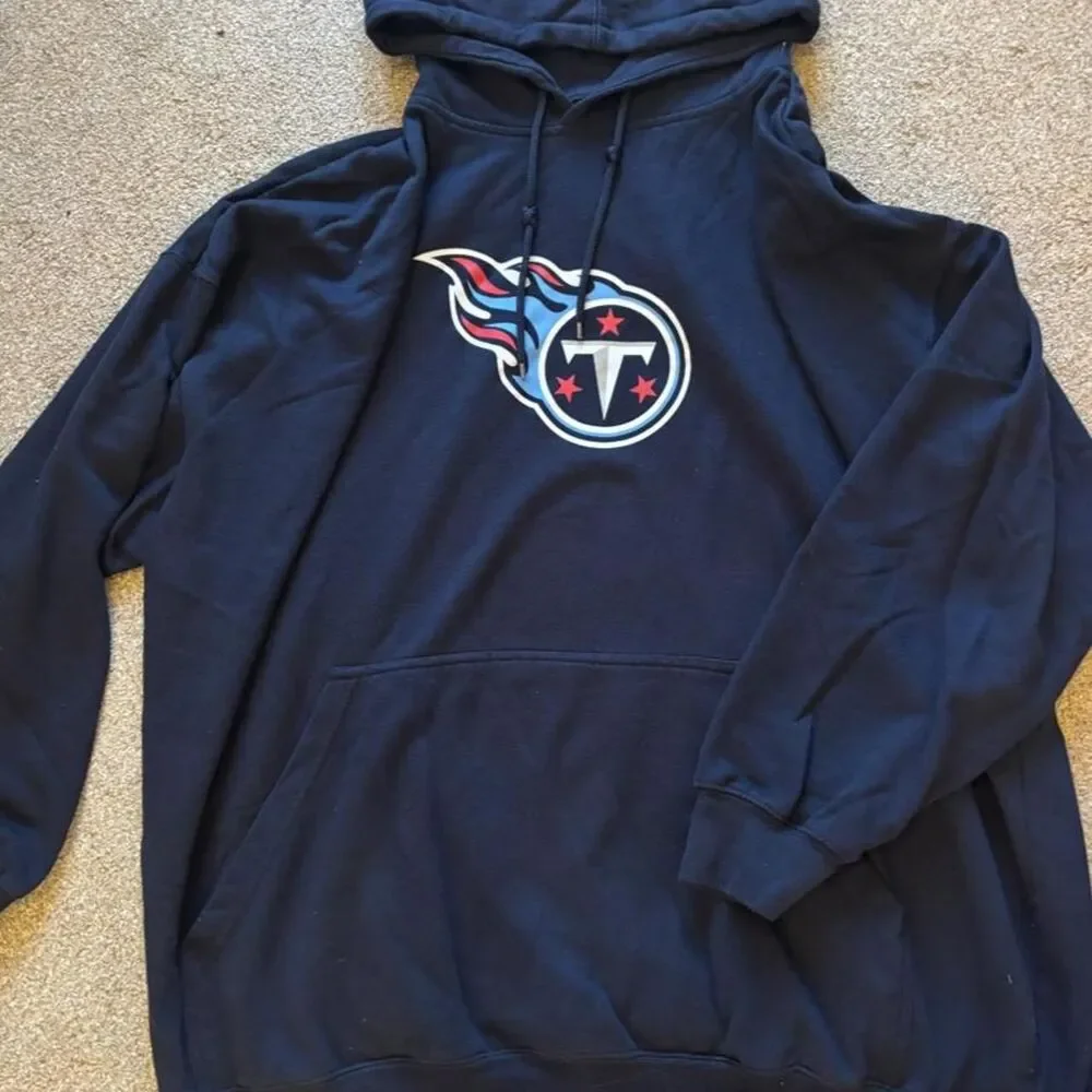 Nfl Men's Navy and Black Hoodie